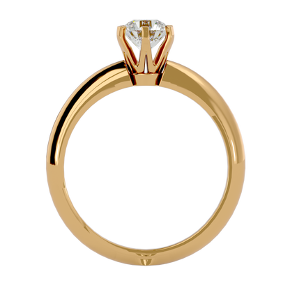 Elise Single Solitaire Ring