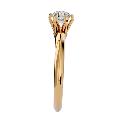 Elise Single Solitaire Ring