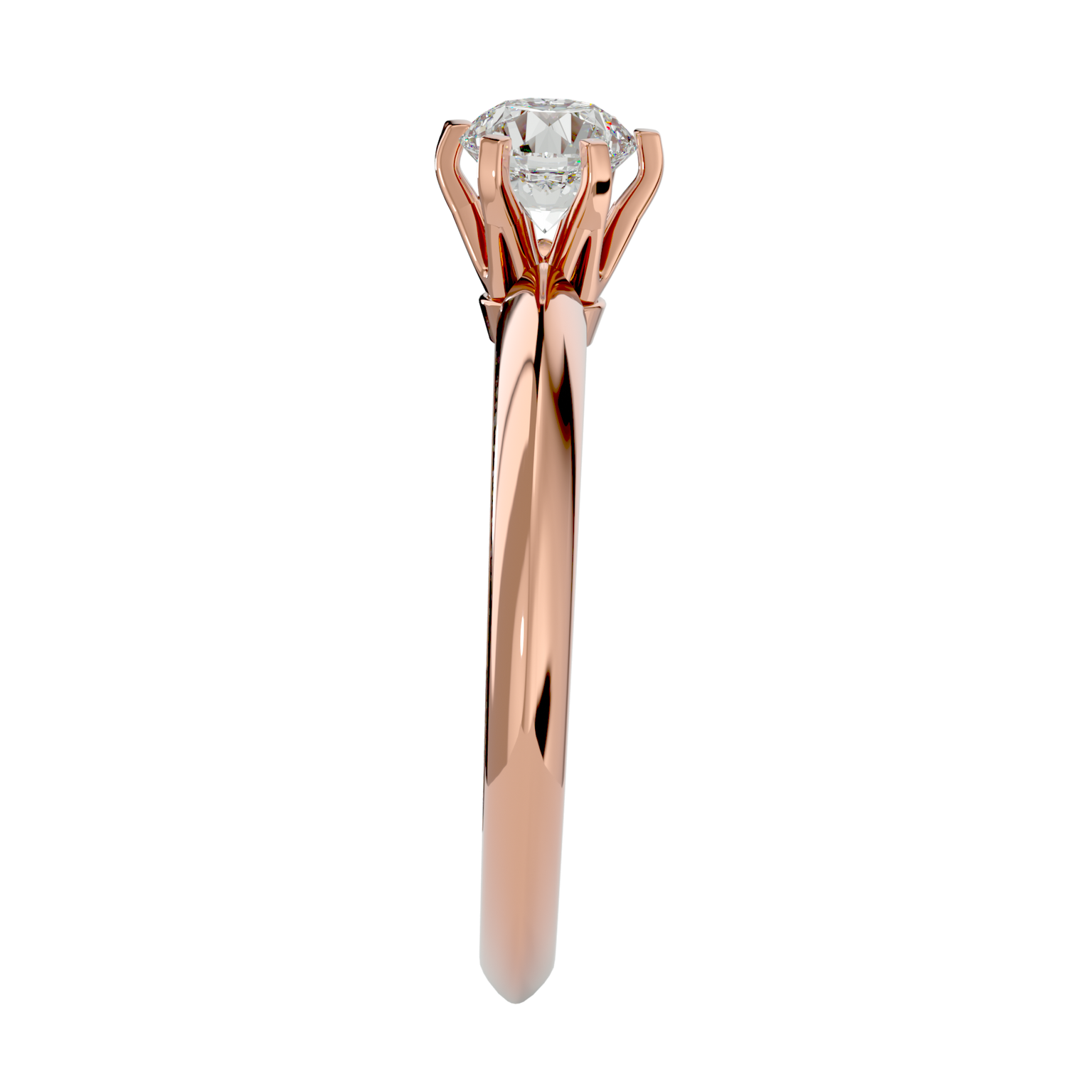 Elise Single Solitaire Ring