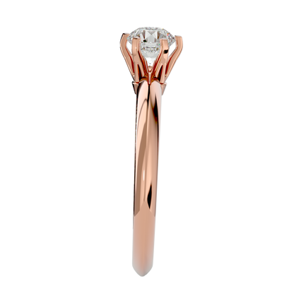Elise Single Solitaire Ring