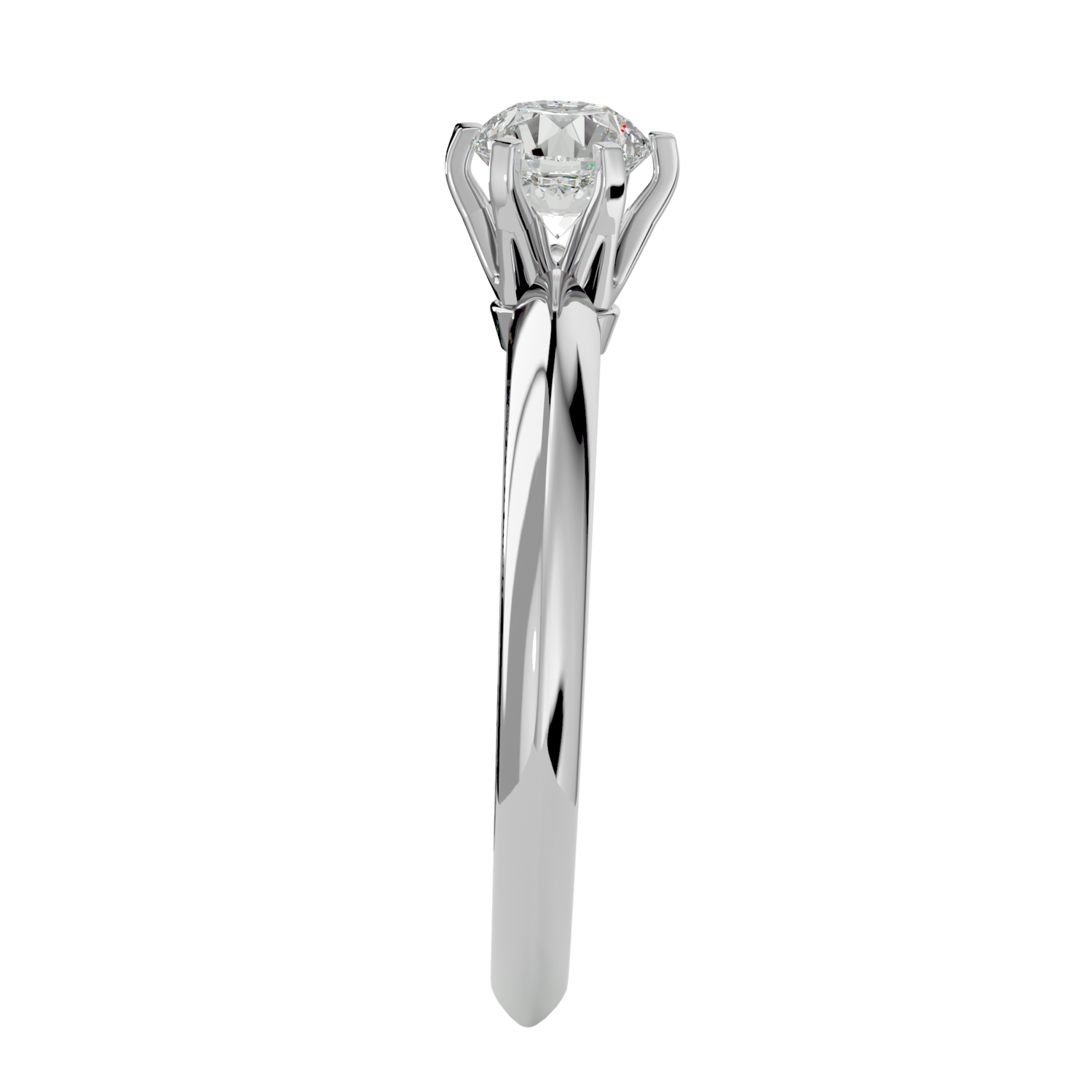 Elise Single Solitaire Ring