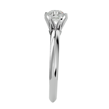 Elise Single Solitaire Ring