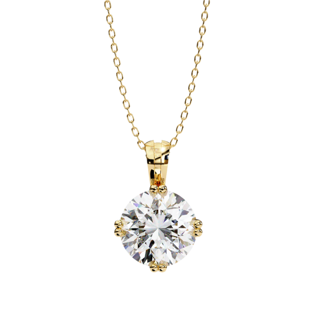 Jacqueline Solitaire Pendant
