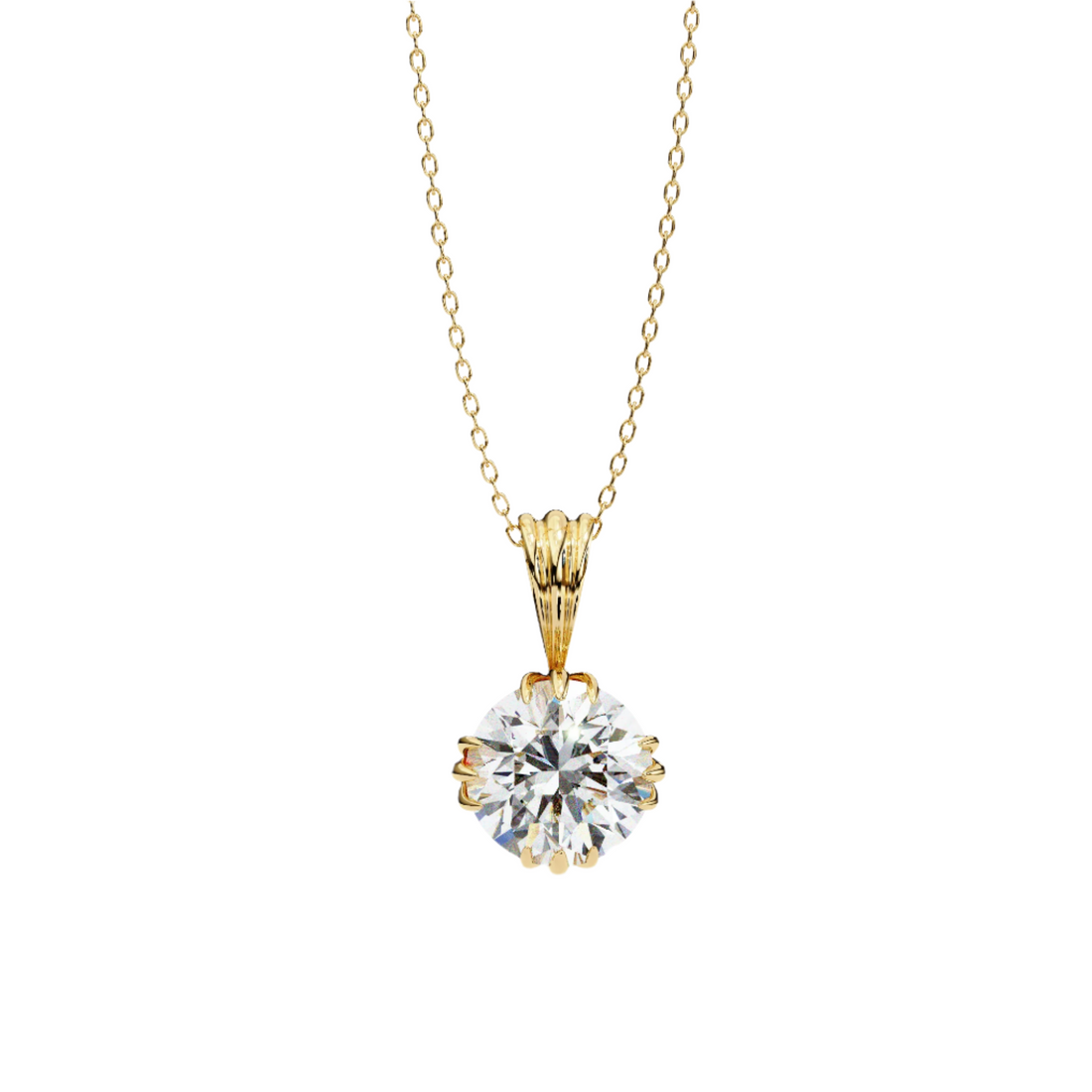 Genevieve Solitaire Pendant