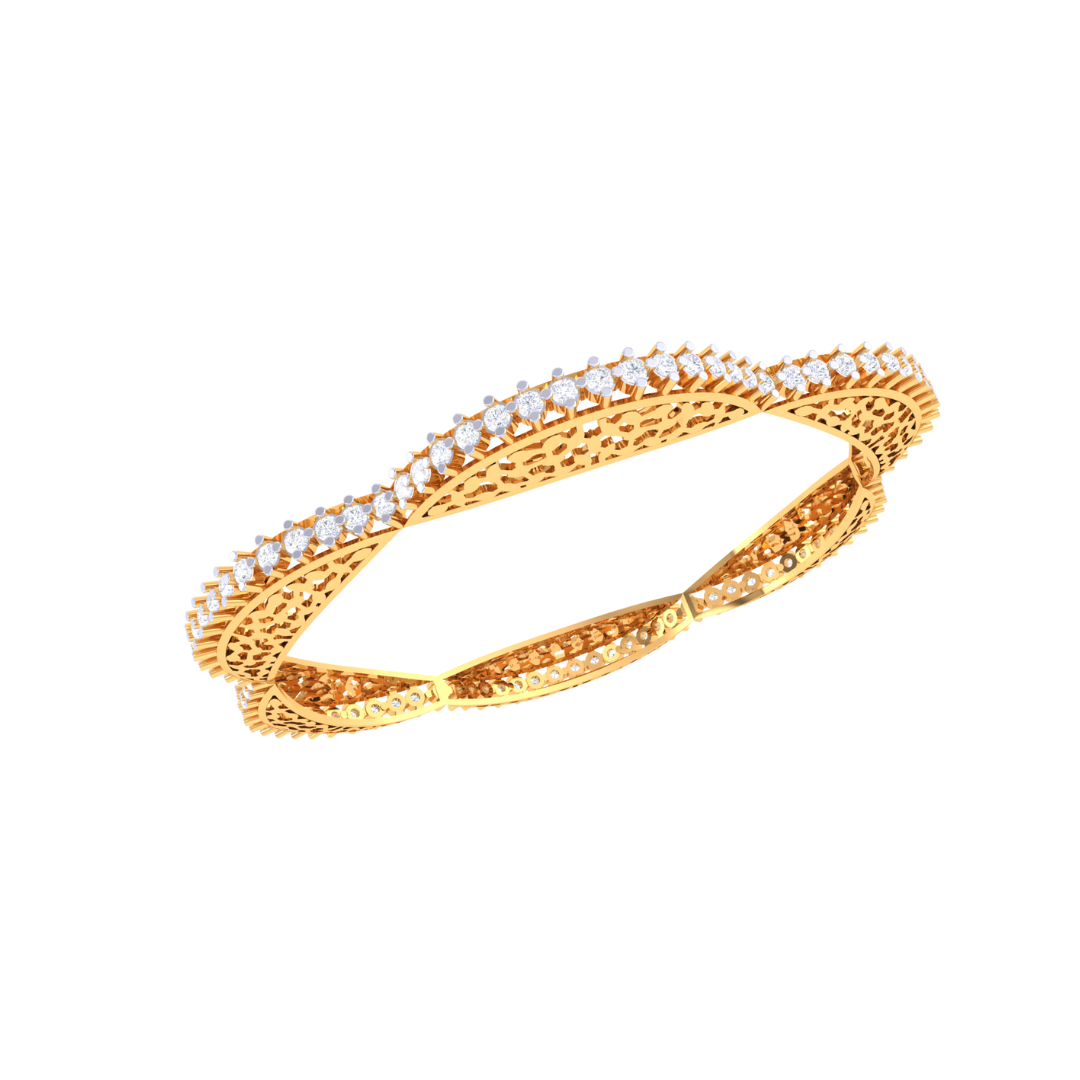 Meredith Diamond Bangle