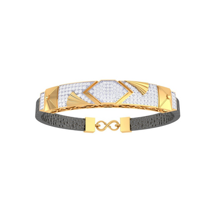 Madison Diamond Mens Bracelet