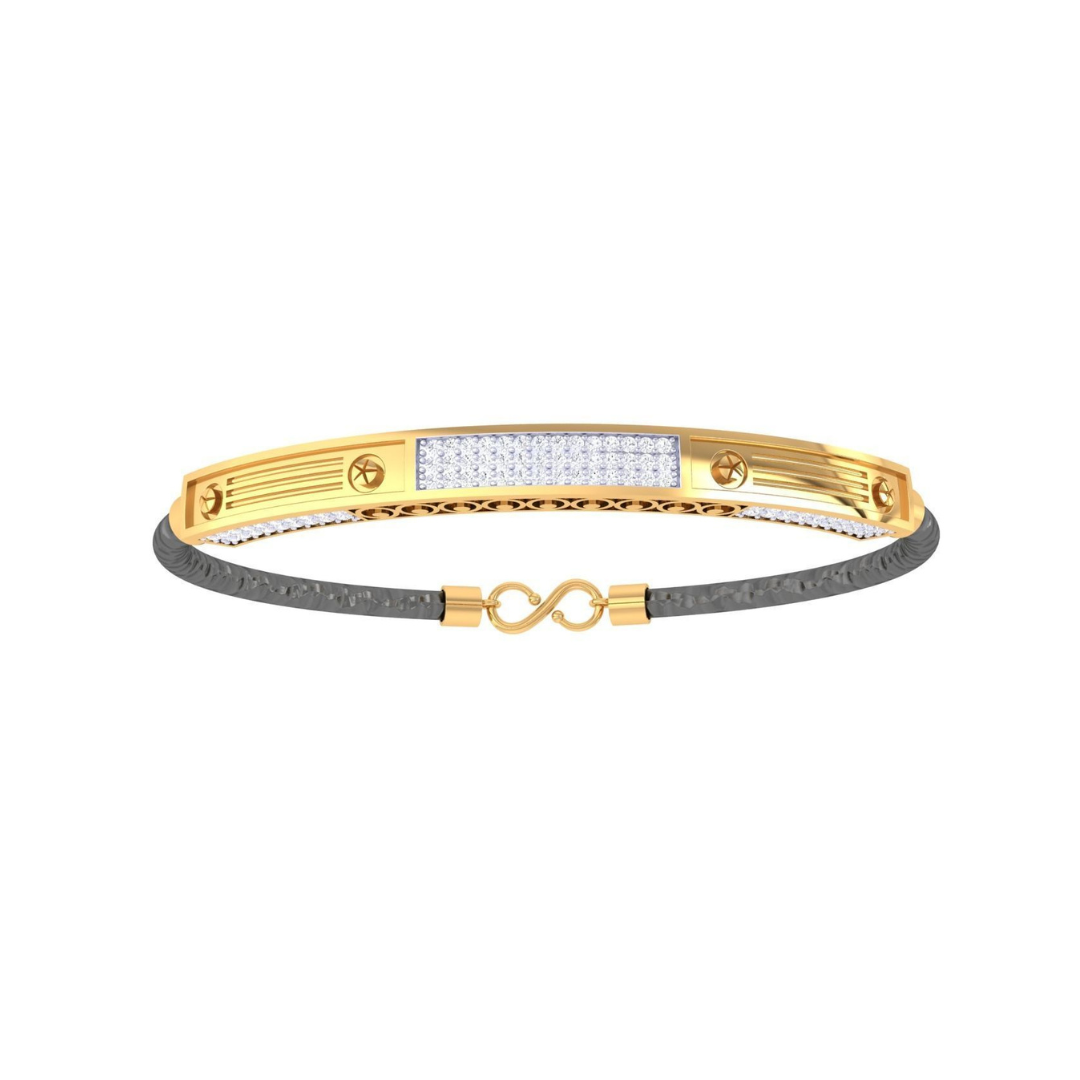 Riley Diamond Mens Bracelet