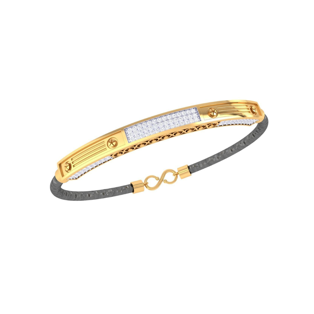 Riley Diamond Mens Bracelet