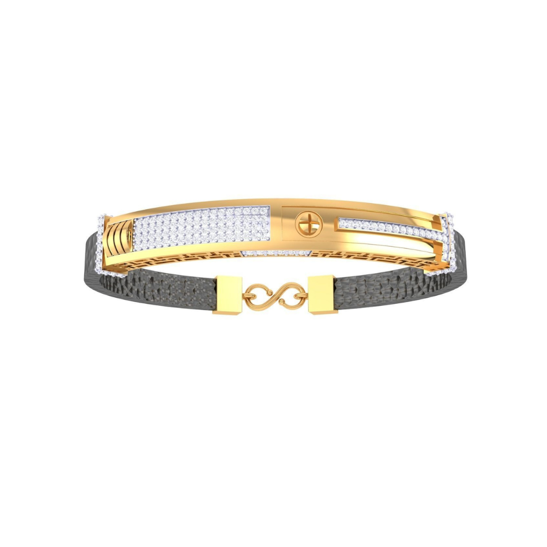 Layla Diamond Mens Bracelet