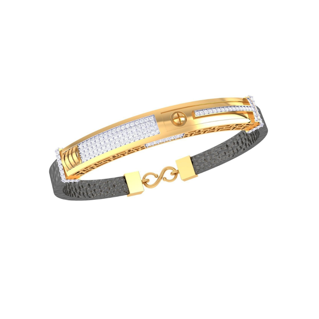 Layla Diamond Mens Bracelet