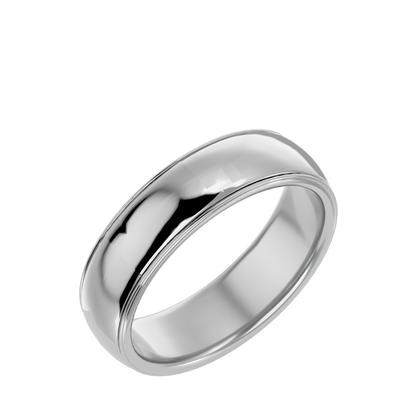 Allegra Mens Wedding Band