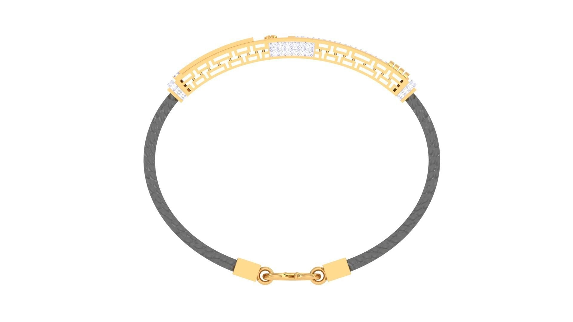 Layla Diamond Mens Bracelet