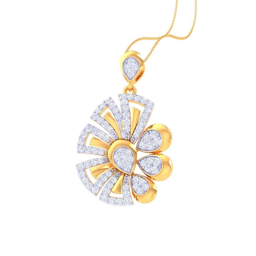 Rosalind Diamond Pendant Set