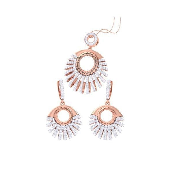 Virginia Diamond Pendant Set
