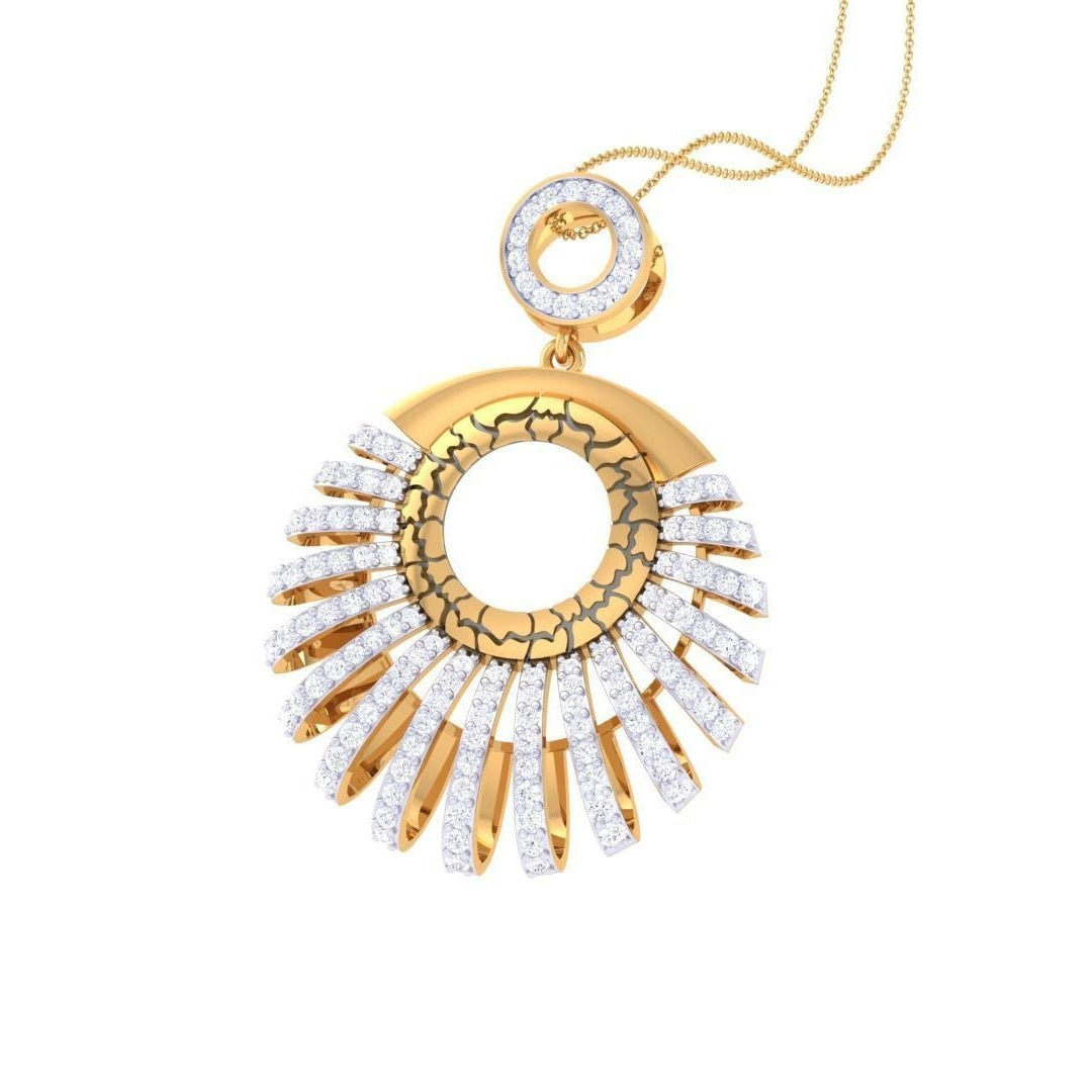 Virginia Diamond Pendant Set
