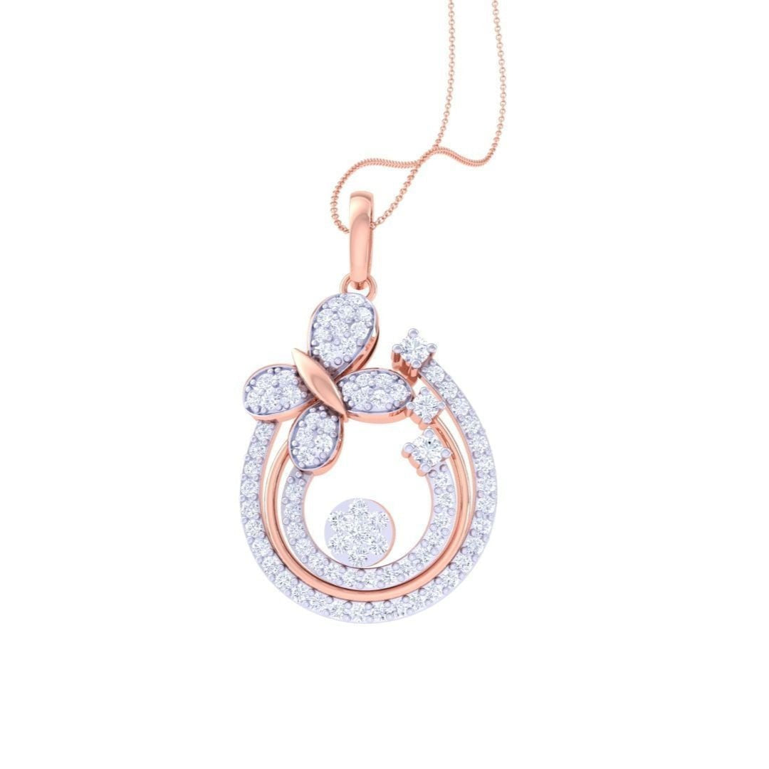 Violetta Diamond Pendant Set