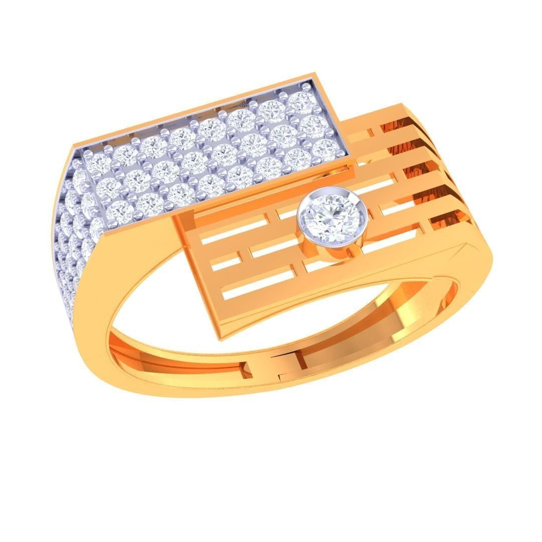 Gustav Diamond Mens Ring