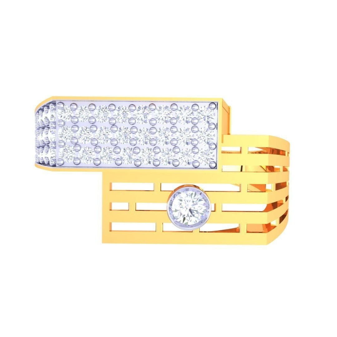 Gustav Diamond Mens Ring