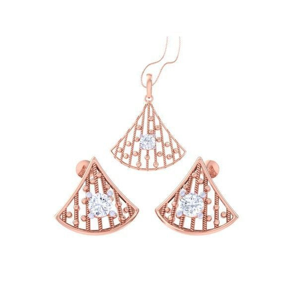 Mia Diamond Pendant Set