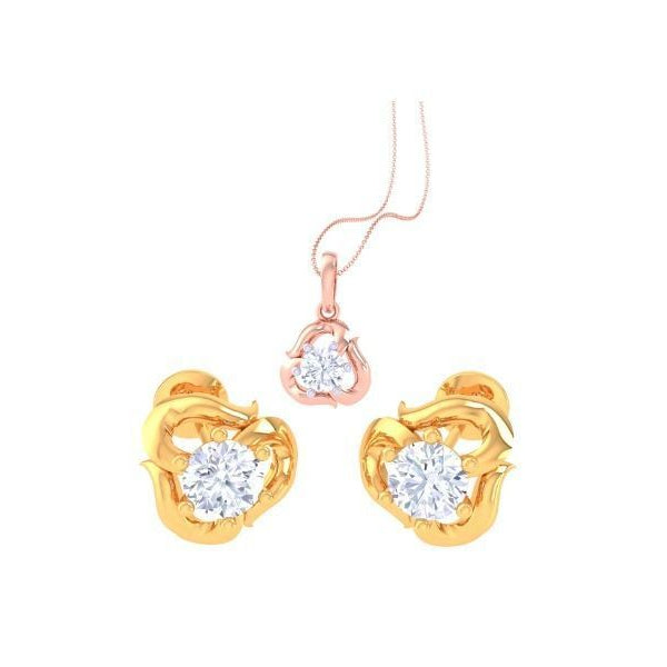 Harper Solitaire Pendant Set