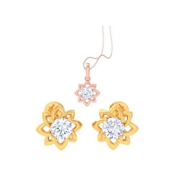 Sofia Solitaire Pendant Set