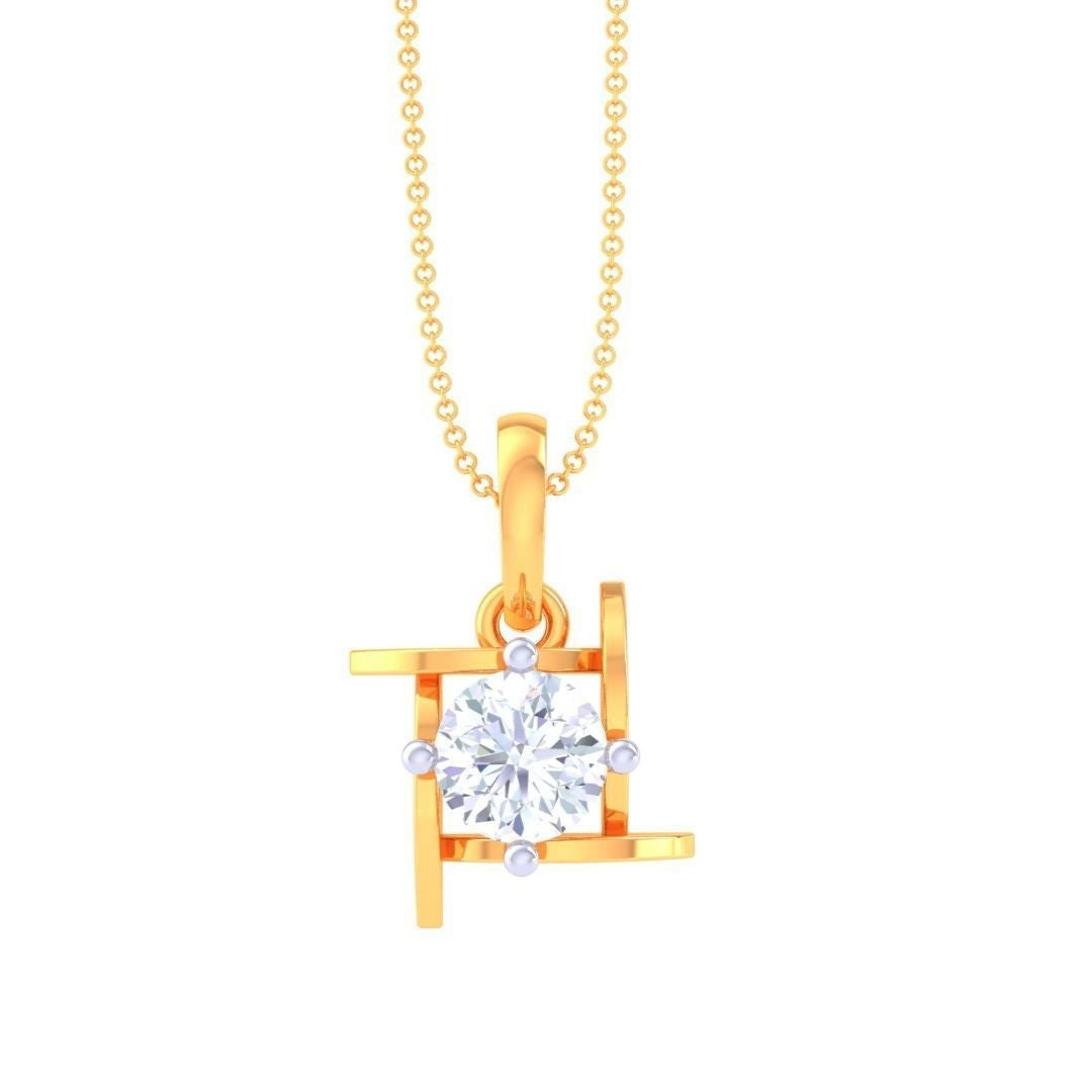 Amelia Solitaire Pendant Set