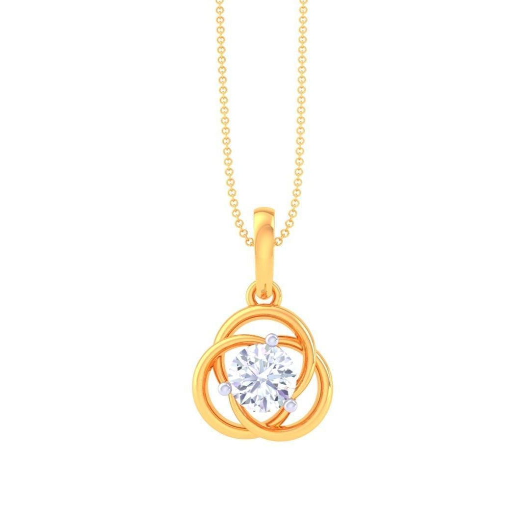 Abigail Solitaire Pendant Set