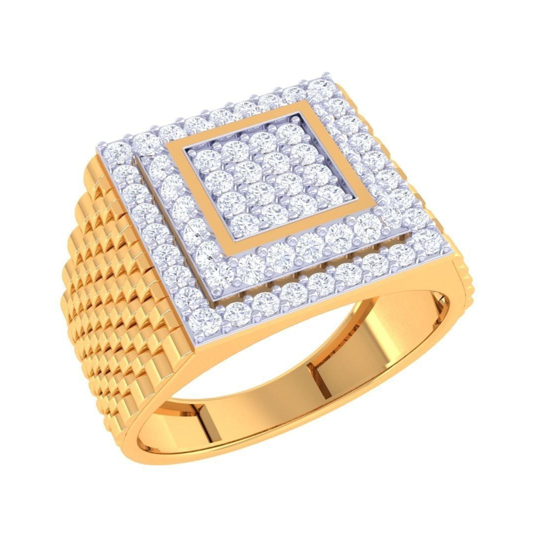 Gregory Diamond Mens Ring