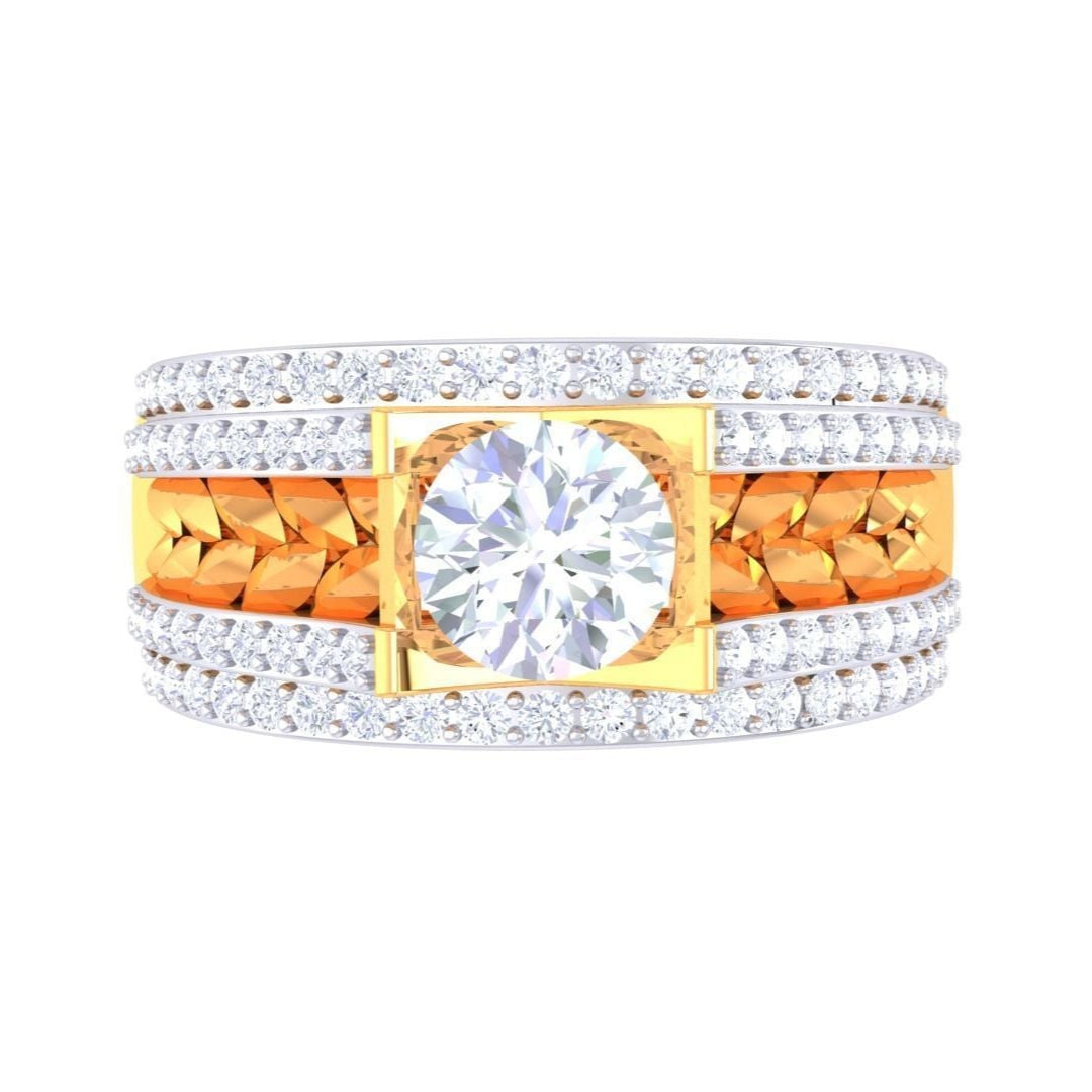 Ian Solitaire Mens Ring