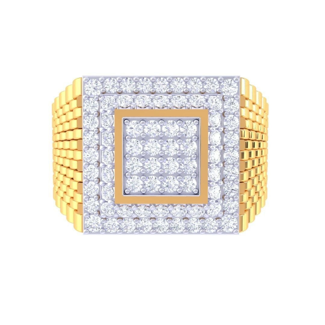 Gregory Diamond Mens Ring