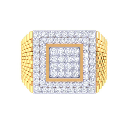 Gregory Diamond Mens Ring
