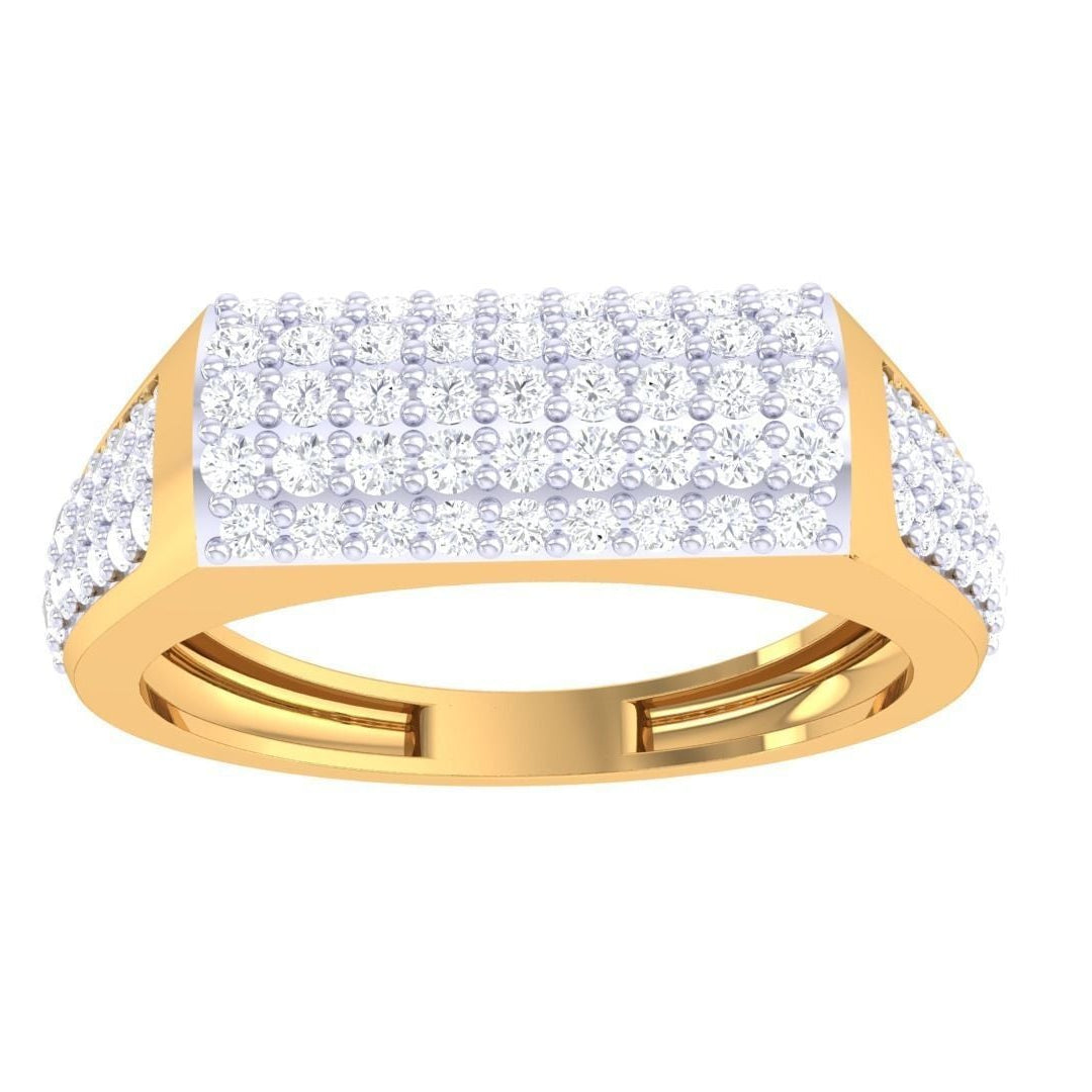 George Diamond Mens Ring